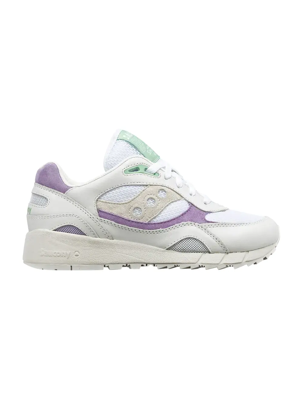 Кроссовки Wmns Shadow 6000 Saucony — изображение 1 из 1, белый/фиолетовый