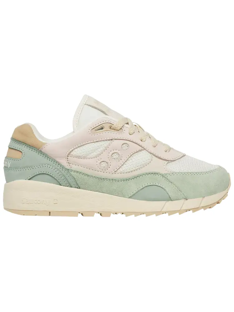 Кроссовки Saucony Shadow 6000 'Off White Light Green' — изображение 1 из 1, бежевый