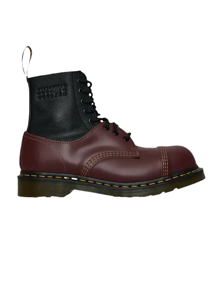 Ботинки Dr. Martens MM6 Maison Margiela x Wmns 1460 Twisted and Reimagined Black Oxblood — изображение 1 из 1, красный