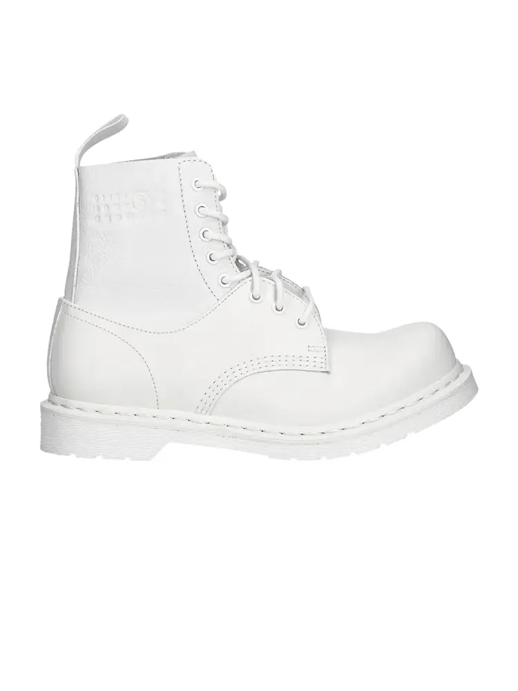 Ботинки Dr. Martens MM6 Maison Margiela x 1460 кожаные — изображение 1 из 1, белый