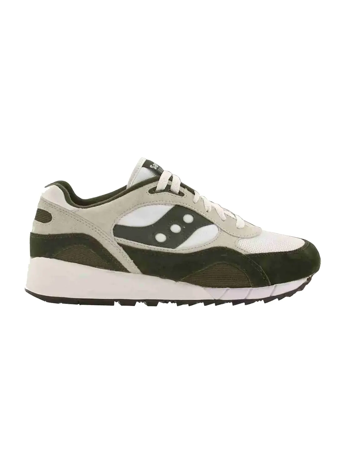 Кроссовки Shadow 6000 Saucony — изображение 1 из 1, белый/зеленый