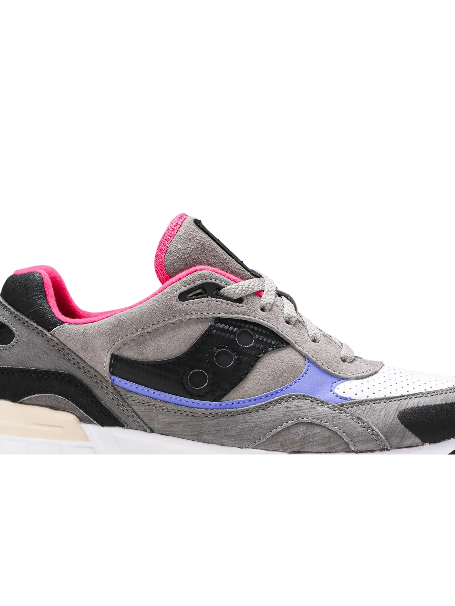 Кроссовки Shadow 90 x West NYC Saucony — изображение 2 из 8, серый/черный/розовый