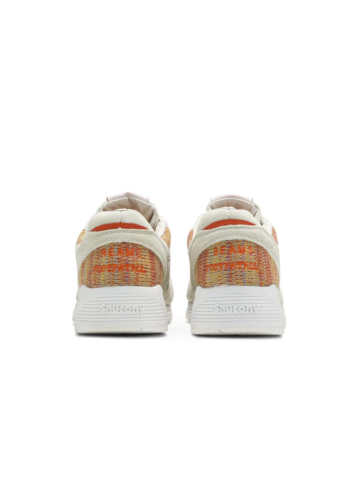 Кроссовки Footpatrol x Beams Grid 8000 Saucony — изображение 6 из 8, бежевый/оранжевый