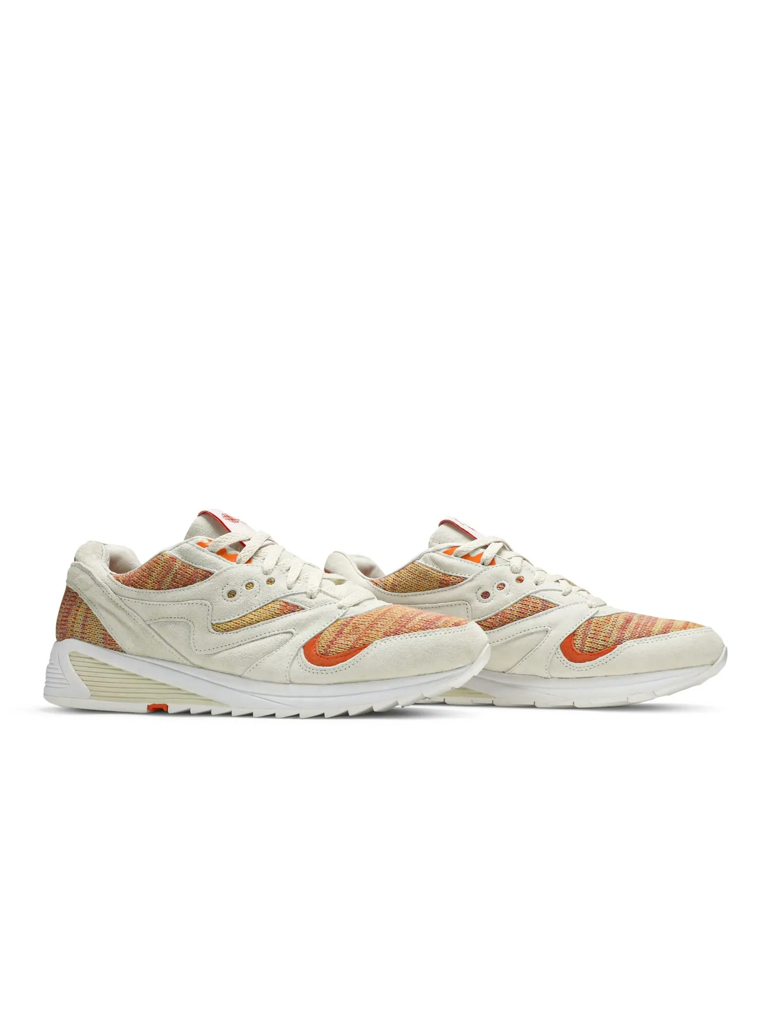 Кроссовки Footpatrol x Beams Grid 8000 Saucony — изображение 8 из 8, бежевый/оранжевый