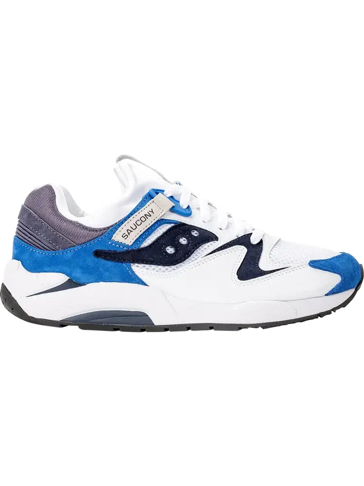 Кроссовки Saucony Grid 9000 Premium Suede Royal Blue — изображение 1 из 1, синий