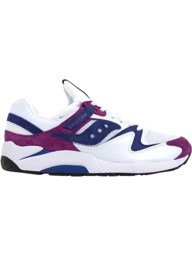 Кроссовки Saucony Grid 9000 Premium Suede White Purple — изображение 1 из 1, фиолетовый