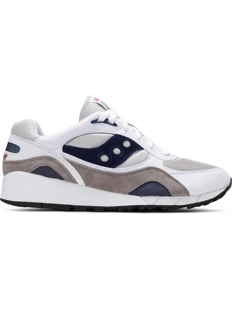 Кроссовки Saucony Shadow 6000 White Navy — изображение 1 из 8, синий