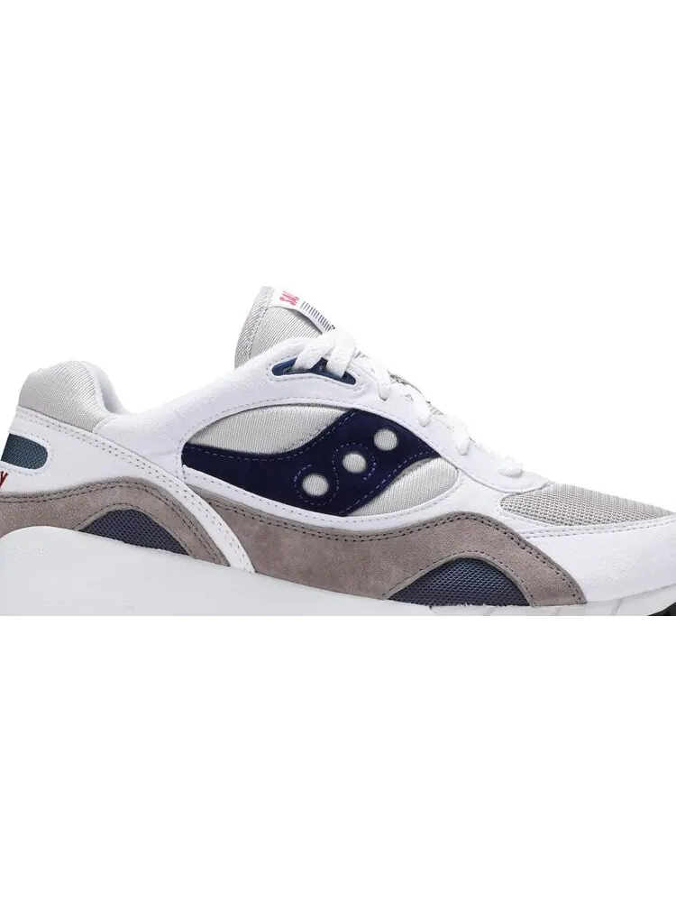 Кроссовки Saucony Shadow 6000 White Navy — изображение 2 из 8, синий