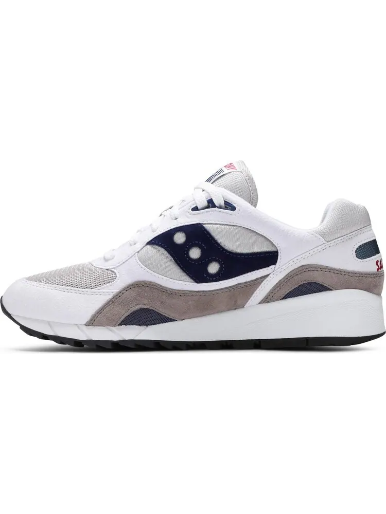 Кроссовки Saucony Shadow 6000 White Navy — изображение 3 из 8, синий