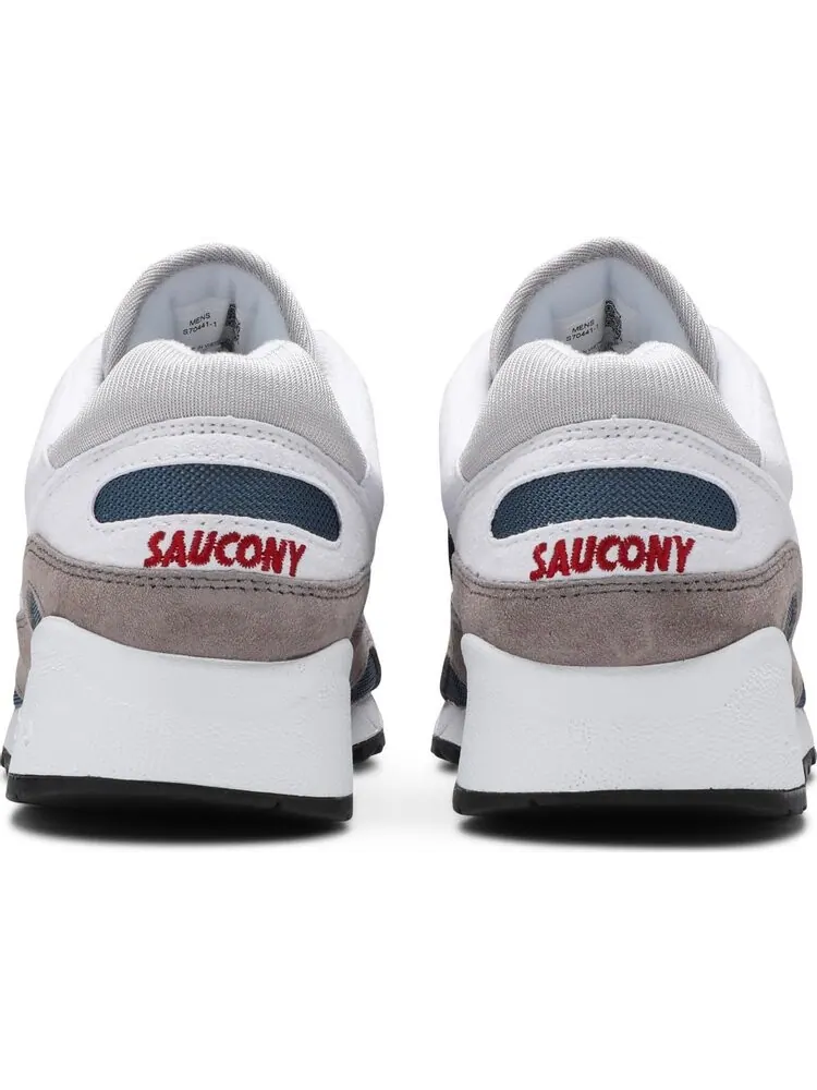 Кроссовки Saucony Shadow 6000 White Navy — изображение 6 из 8, синий