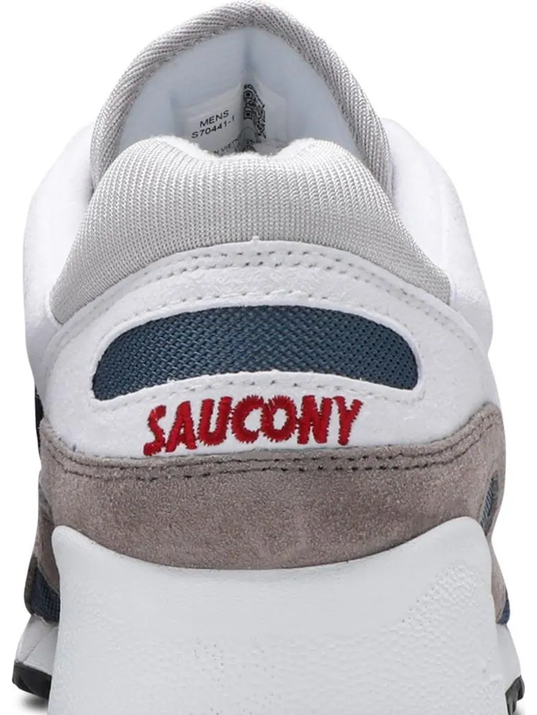 Кроссовки Saucony Shadow 6000 White Navy — изображение 7 из 8, синий