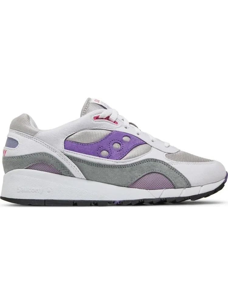 Кроссовки Saucony Shadow 6000 White Purple — изображение 1 из 8, фиолетовый