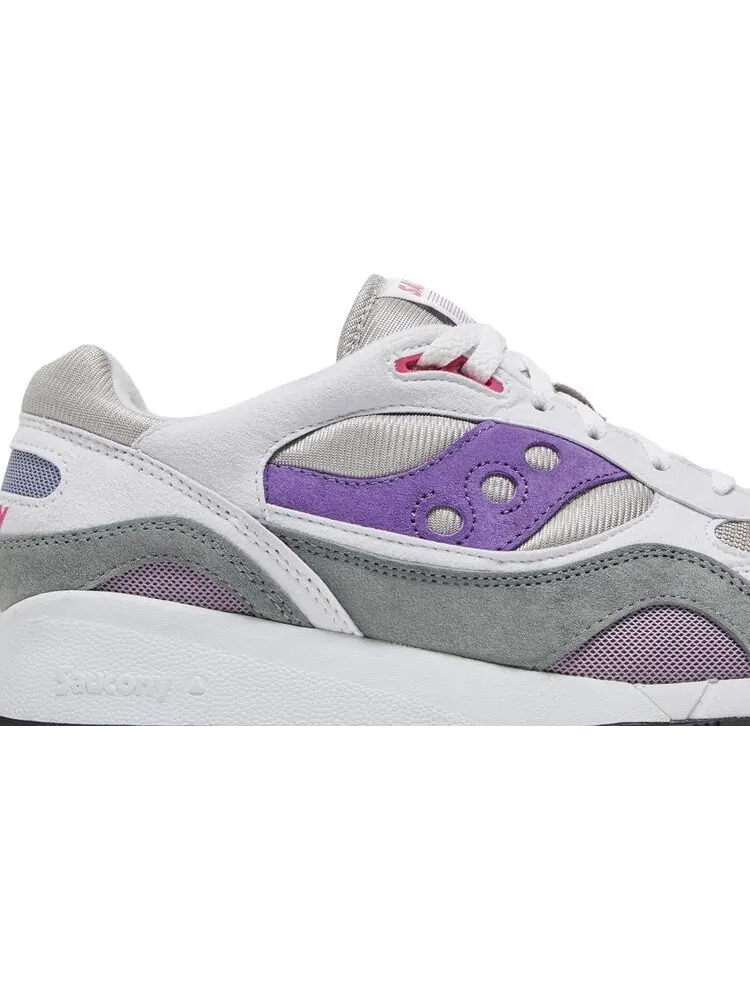 Кроссовки Saucony Shadow 6000 White Purple — изображение 2 из 8, фиолетовый
