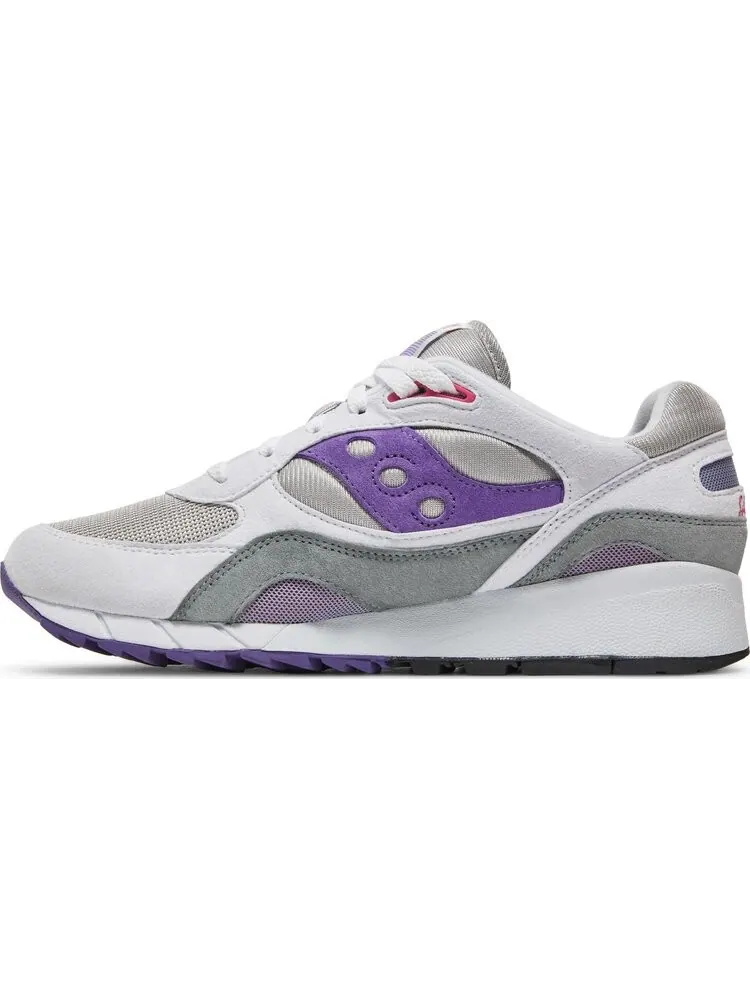 Кроссовки Saucony Shadow 6000 White Purple — изображение 3 из 8, фиолетовый