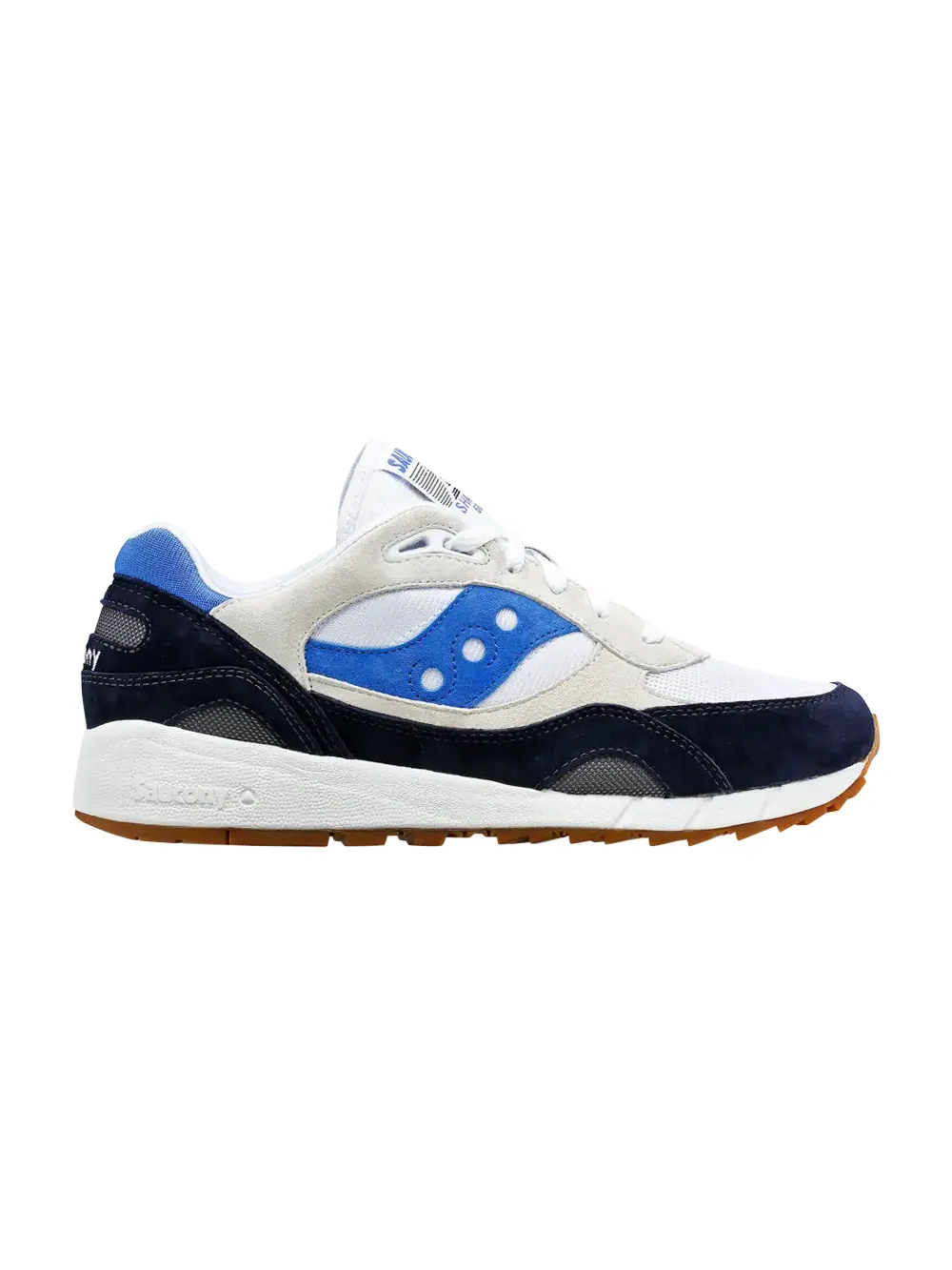Кроссовки Shadow 6000 Saucony — изображение 1 из 1, белый/темно-синий/синий