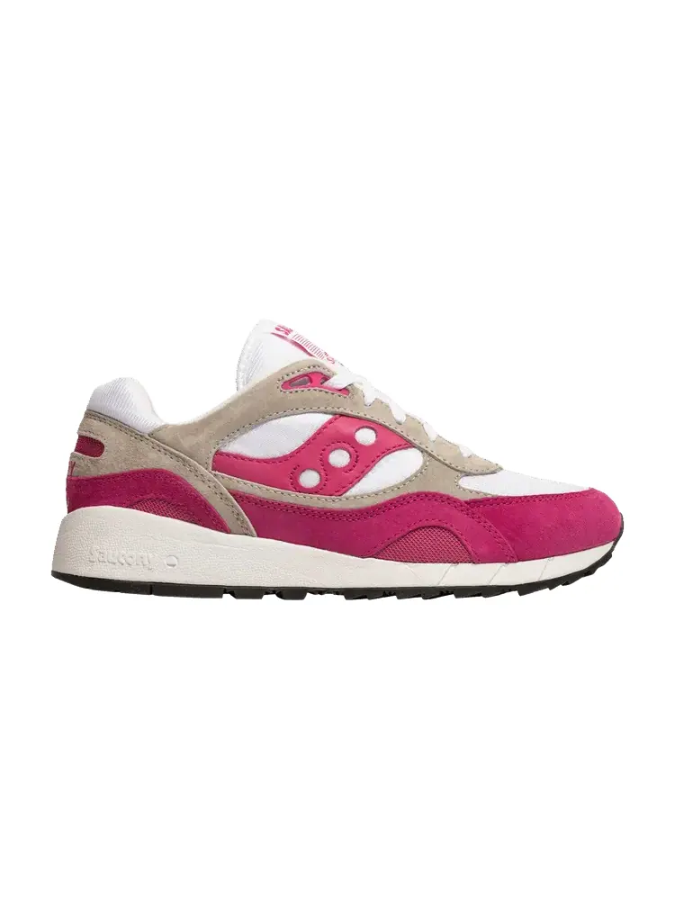 Кроссовки Saucony Shadow 6000 'White Pink' — изображение 1 из 1, белый/розовый