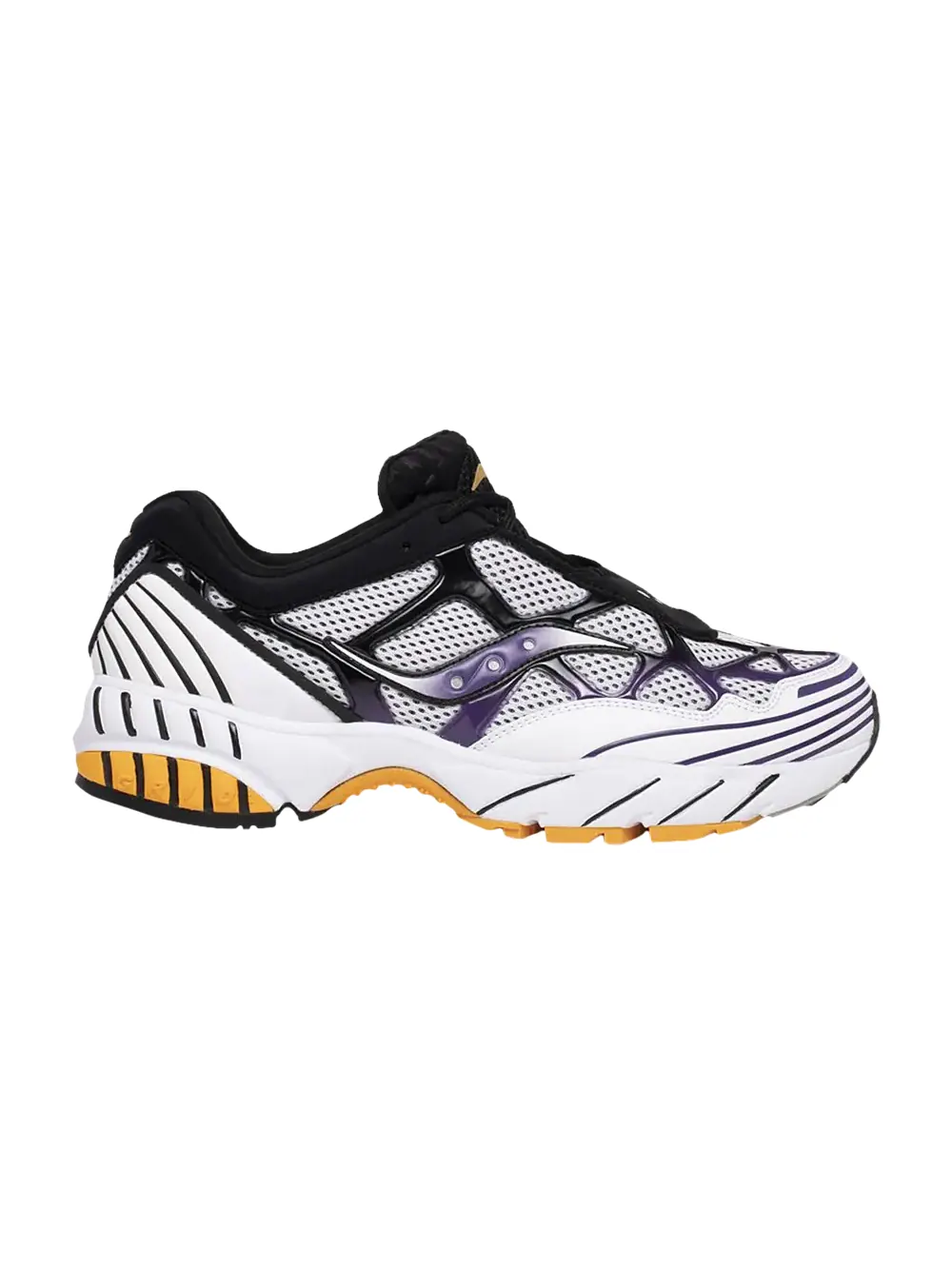 Кроссовки Grid Web Saucony — изображение 1 из 1, белый/фиолетовый/желтый