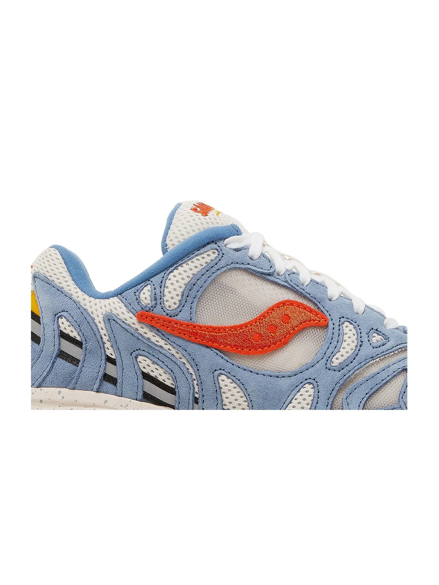 Кроссовки Grid Azura 2000 Saucony — изображение 2 из 8, синий/оранжевый