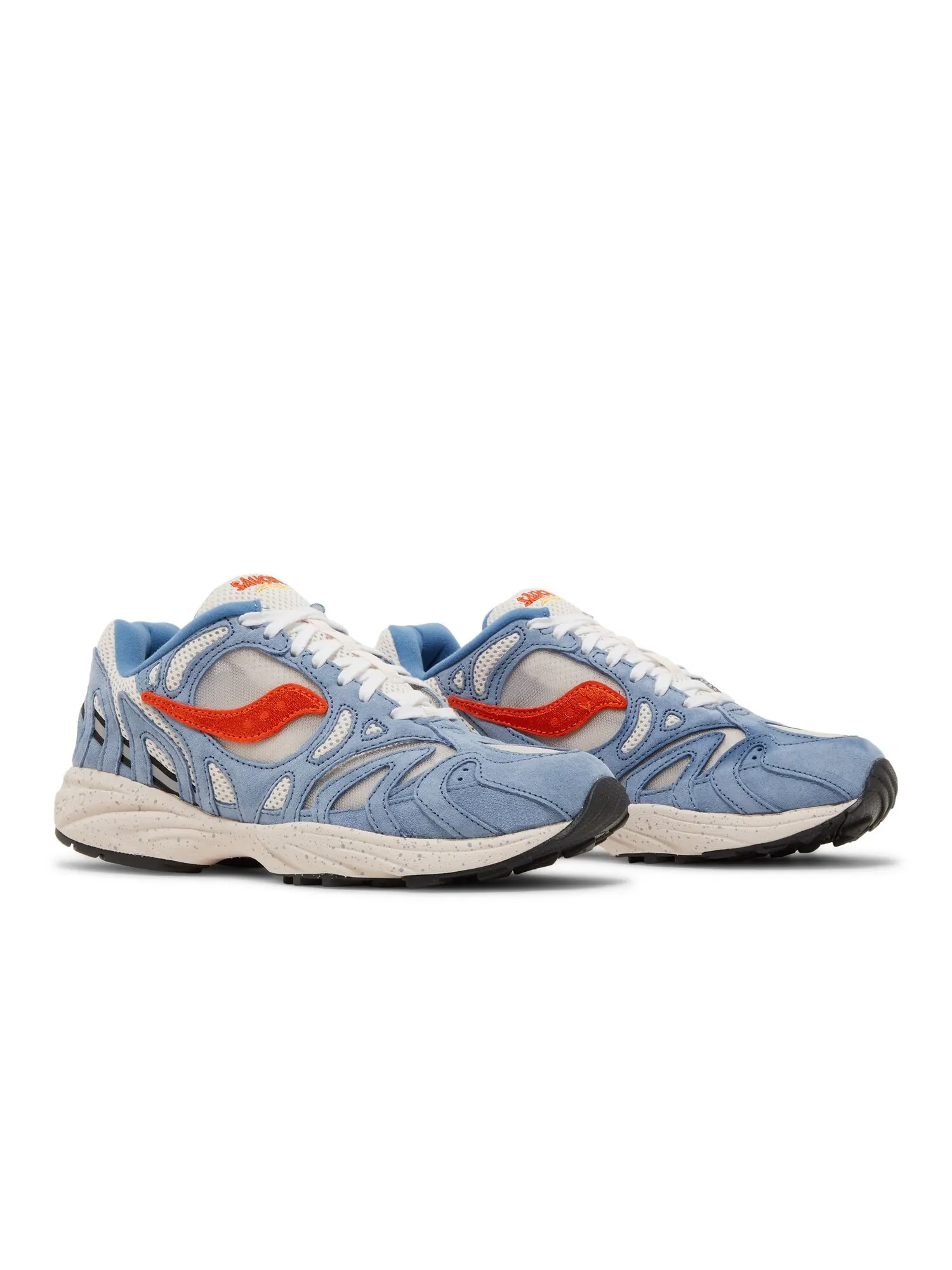Кроссовки Grid Azura 2000 Saucony — изображение 8 из 8, синий/оранжевый