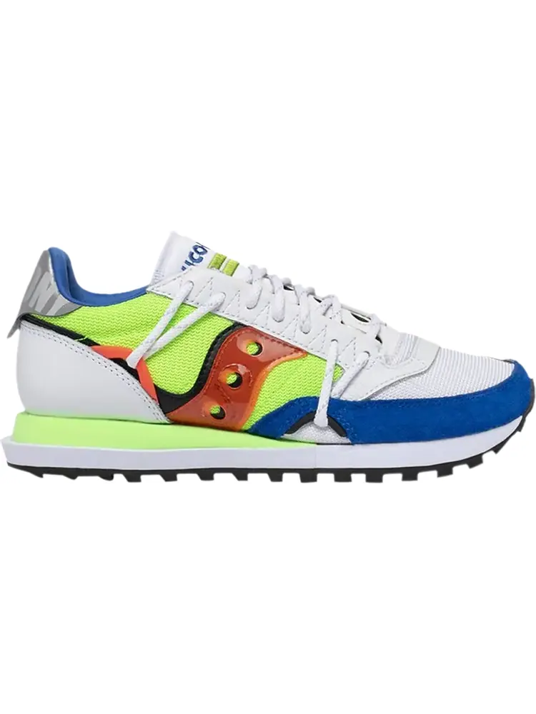Кроссовки Saucony Jazz DST Abstract Collection - Blue Lime — изображение 1 из 1, белый