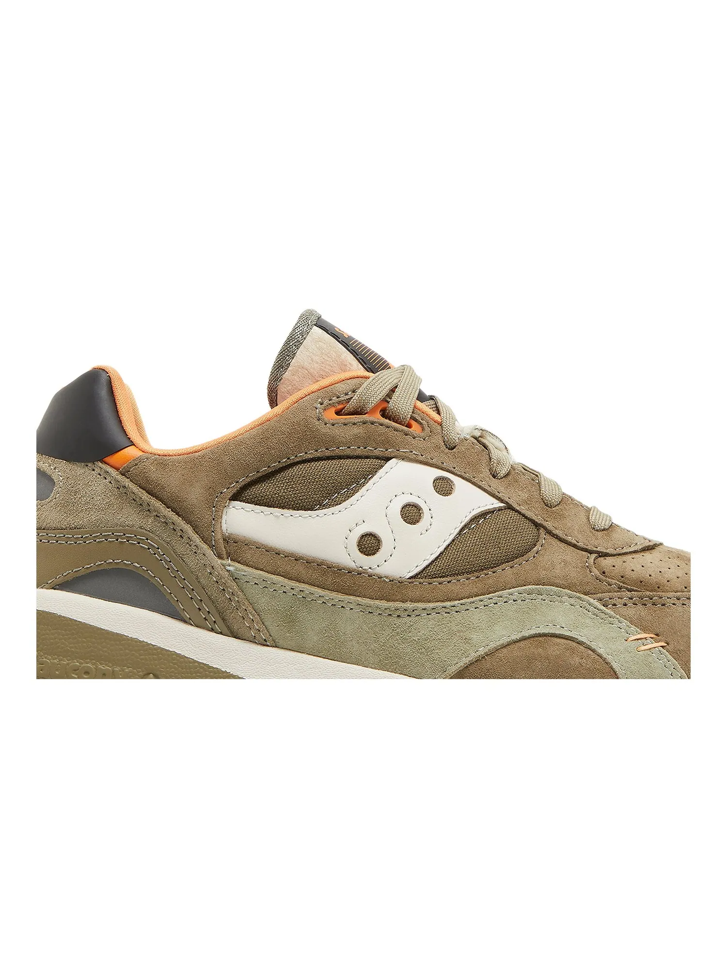 Кроссовки Shadow 6000 Saucony — изображение 2 из 8, оливковый/оранжевый