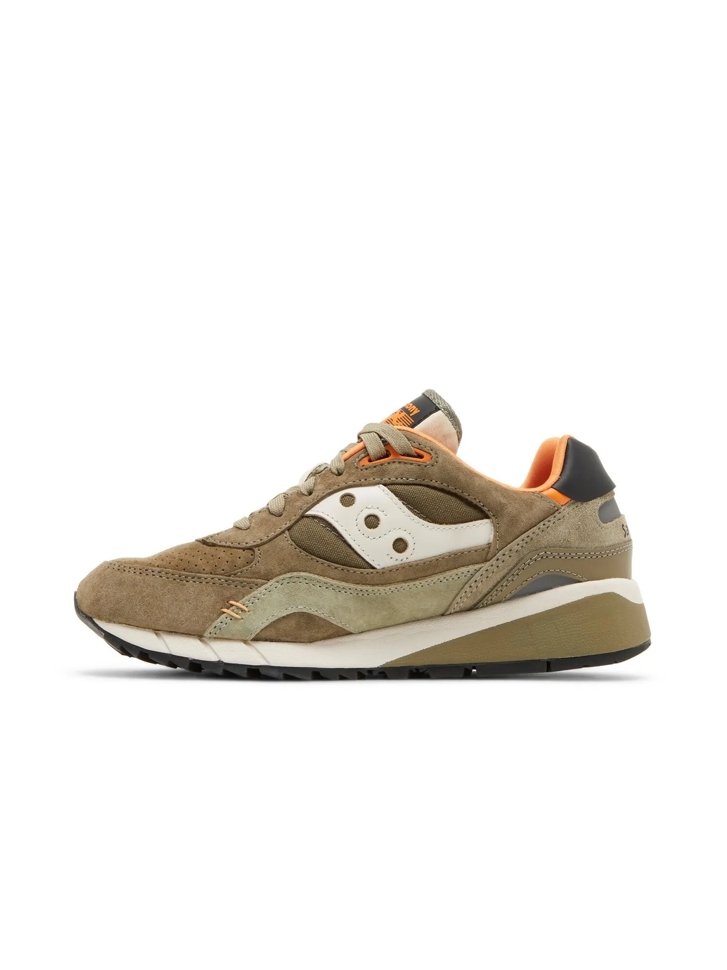Кроссовки Shadow 6000 Saucony — изображение 3 из 8, оливковый/оранжевый