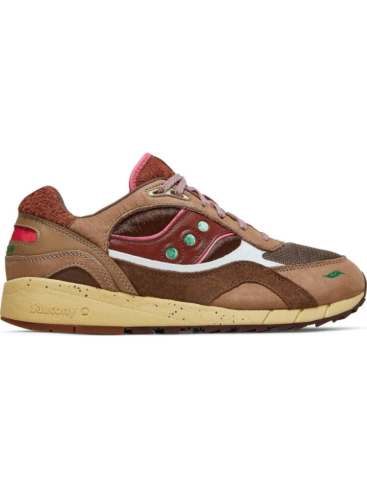 Кроссовки Saucony Feature x Shadow 6000 Chocolate Chip — изображение 1 из 8, коричневый