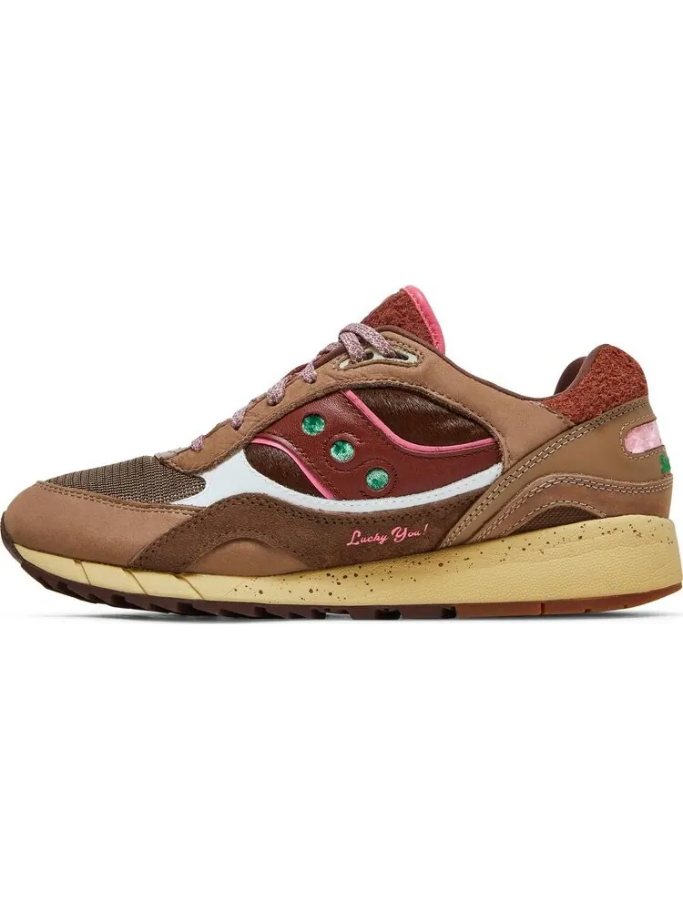 Кроссовки Saucony Feature x Shadow 6000 Chocolate Chip — изображение 3 из 8, коричневый