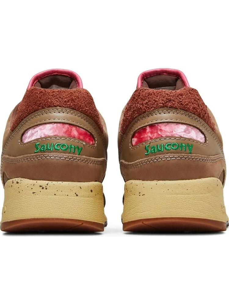 Кроссовки Saucony Feature x Shadow 6000 Chocolate Chip — изображение 6 из 8, коричневый