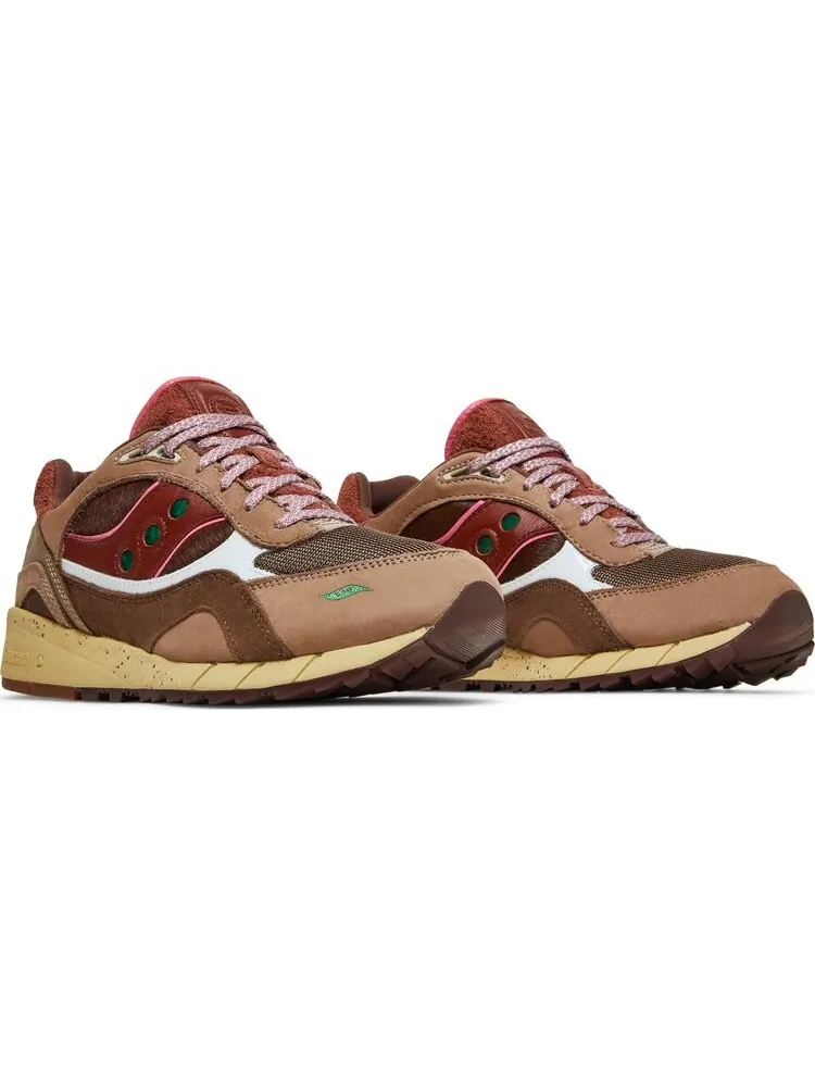 Кроссовки Saucony Feature x Shadow 6000 Chocolate Chip — изображение 8 из 8, коричневый