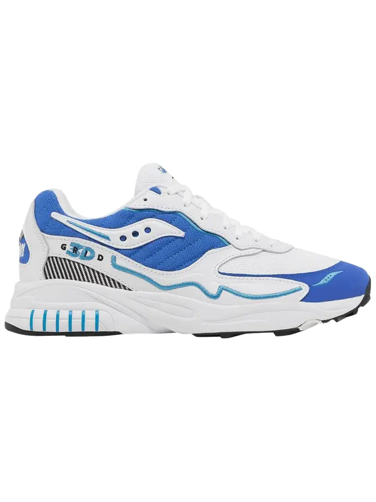 Кроссовки Saucony 3D Grid Hurricane 'White Royal' Sample — изображение 1 из 1, белый
