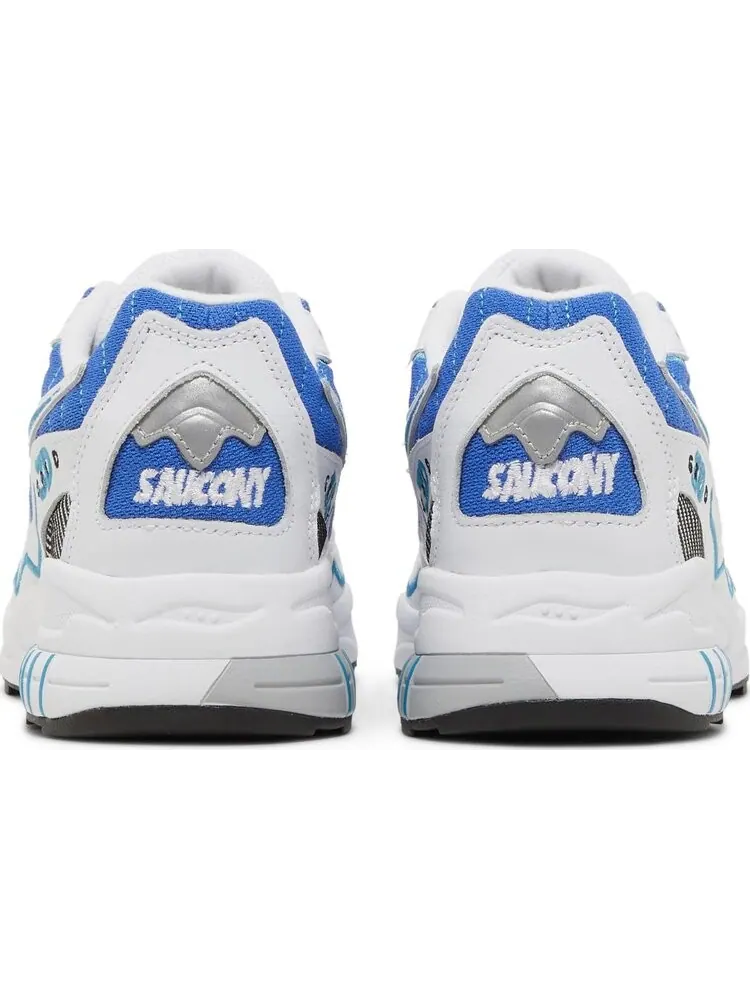 Кроссовки Saucony 3D Grid Hurricane White Royal — изображение 6 из 8, белый