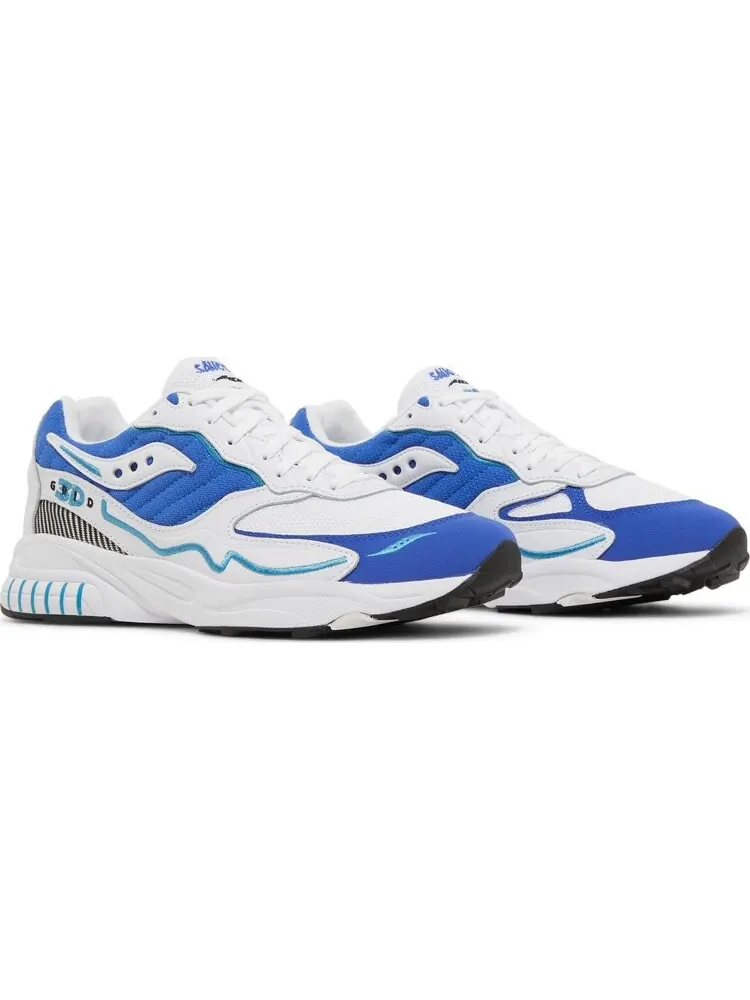 Кроссовки Saucony 3D Grid Hurricane White Royal — изображение 8 из 8, белый