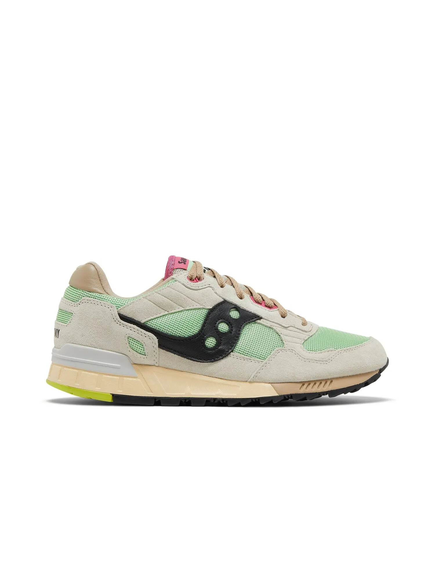 Кроссовки Shadow 5000 Saucony — изображение 1 из 8, бежевый/зеленый