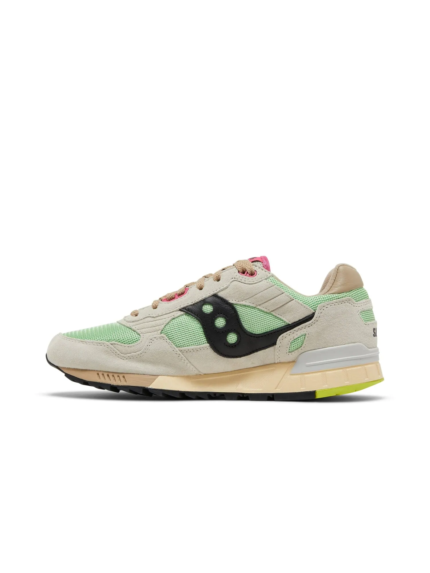 Кроссовки Shadow 5000 Saucony — изображение 3 из 8, бежевый/зеленый