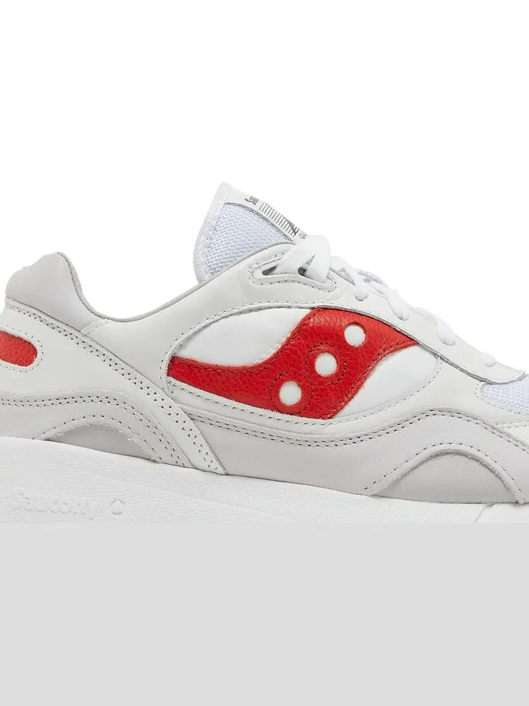 Кроссовки Saucony Shadow 6000 Premium White Red — изображение 2 из 8, белый