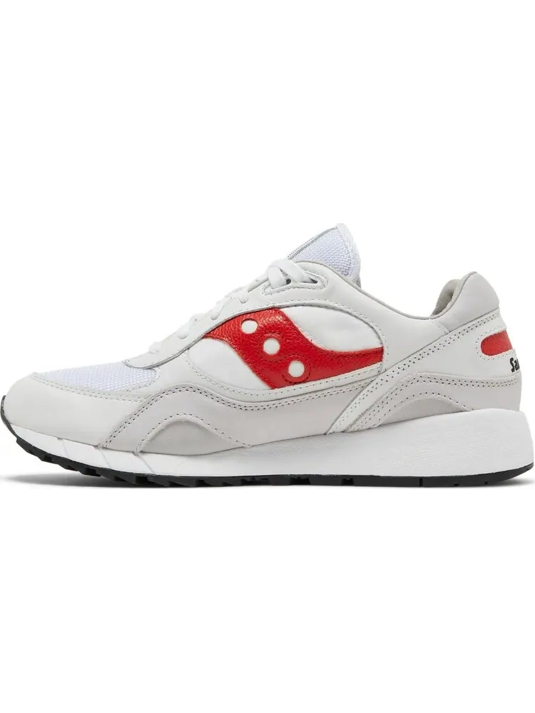 Кроссовки Saucony Shadow 6000 Premium White Red — изображение 3 из 8, белый