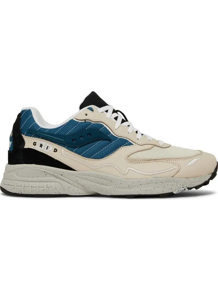 Кроссовки Saucony 3D Grid Hurricane Cream Blue — изображение 1 из 8, бежевый