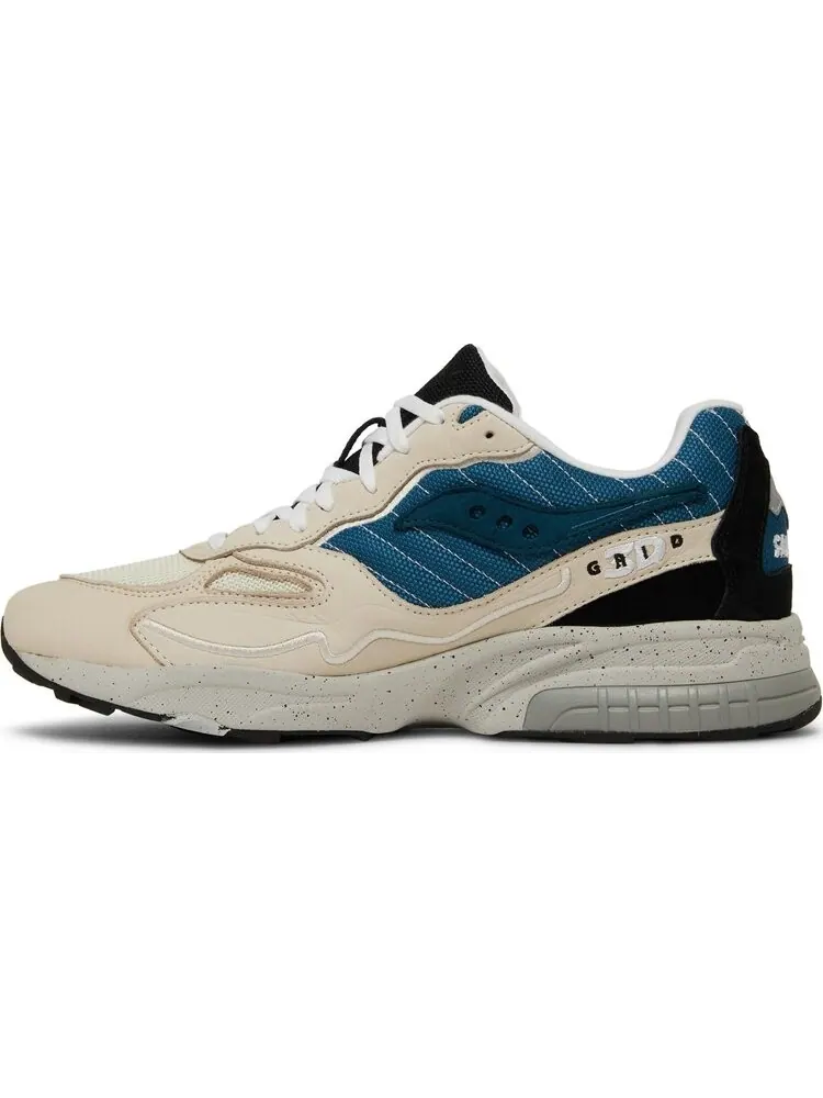 Кроссовки Saucony 3D Grid Hurricane Cream Blue — изображение 3 из 8, бежевый
