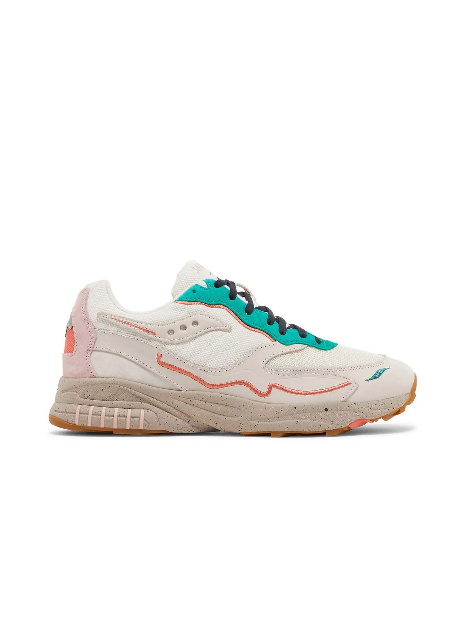 Кроссовки 3D Grid Hurricane Premium Saucony — изображение 1 из 8, песочный/зеленый