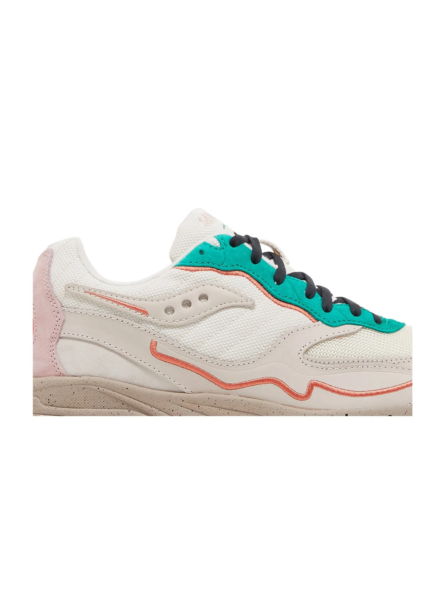 Кроссовки 3D Grid Hurricane Premium Saucony — изображение 2 из 8, песочный/зеленый