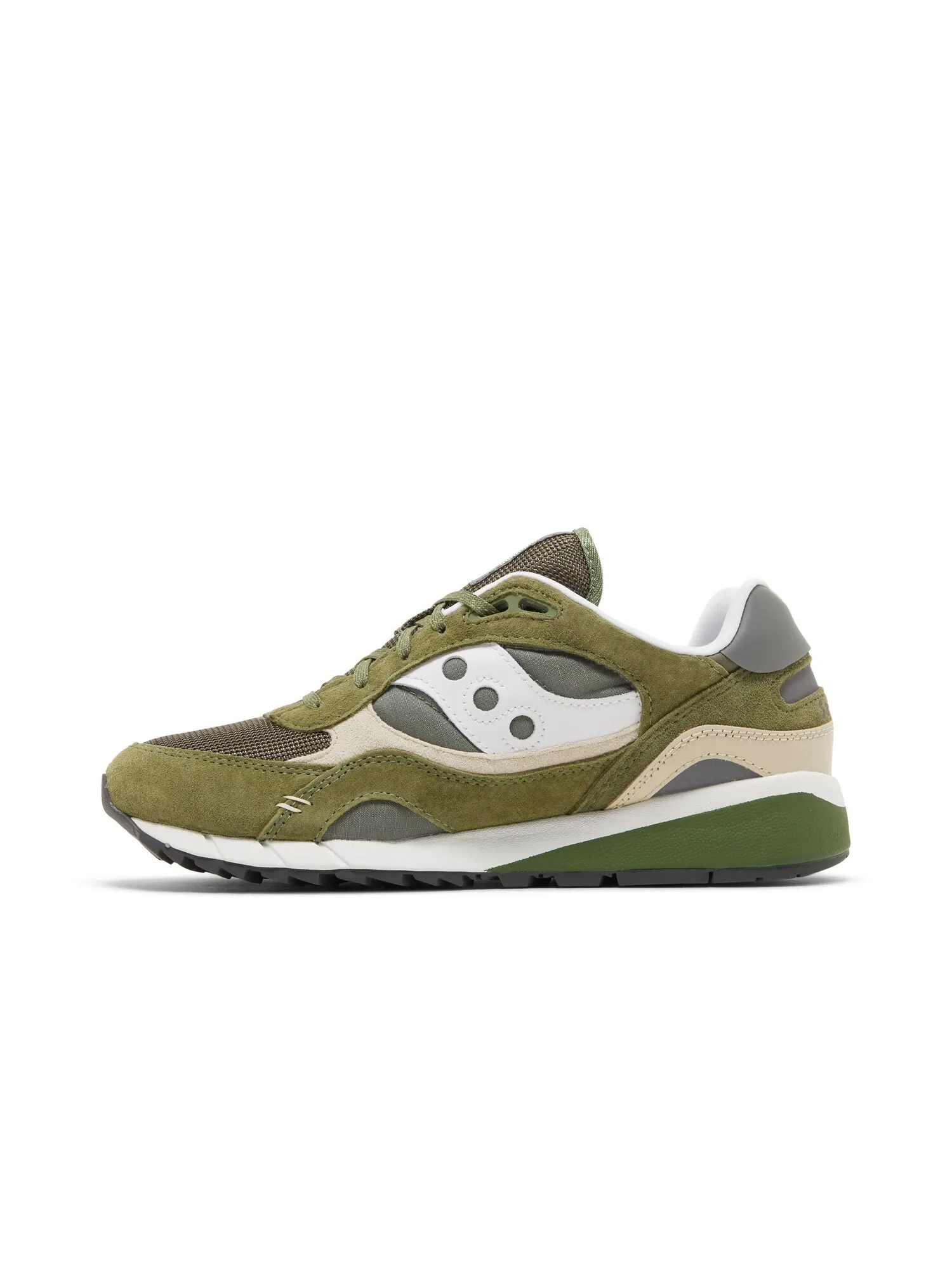 Кроссовки Shadow 6000 Premium Saucony — изображение 3 из 8, зеленый/бежевый