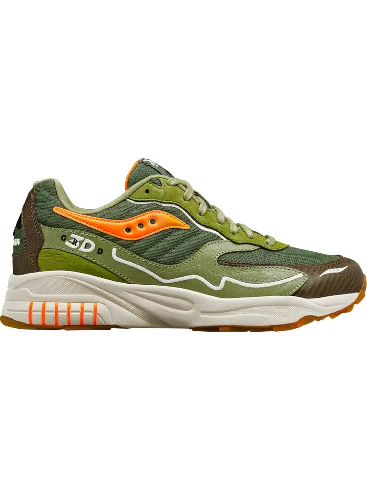 Кроссовки Saucony Grid Hurricane 'Tortoise' — изображение 1 из 1, зеленый