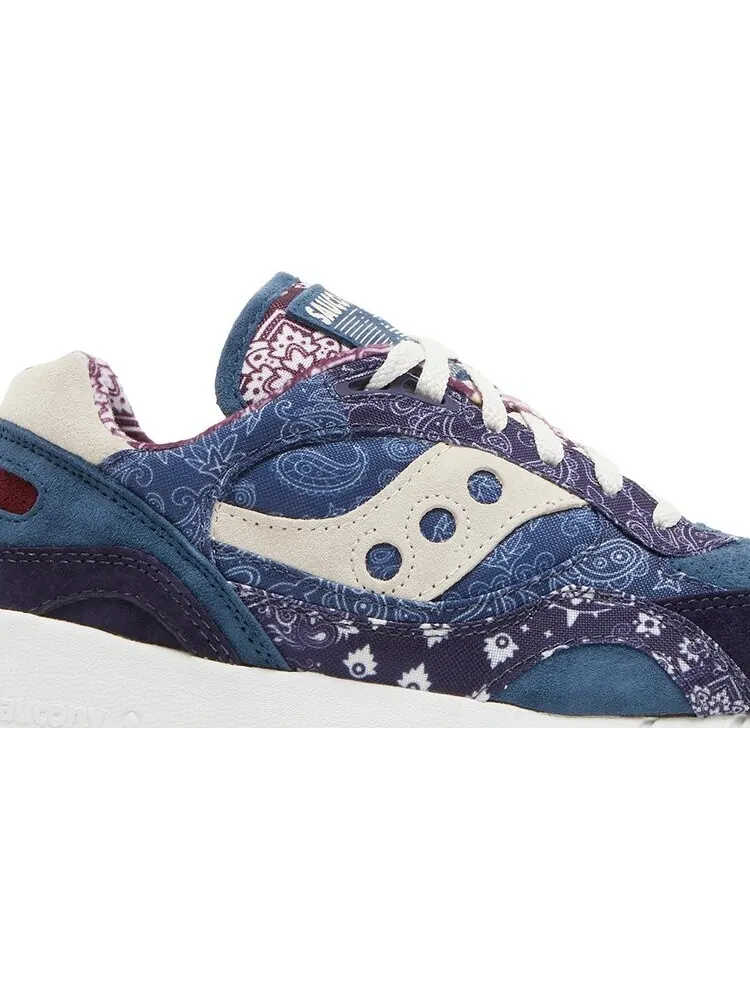 Кроссовки Saucony Shadow 6000 Paisley - Blue — изображение 2 из 8, синий