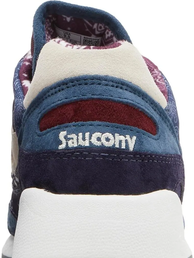 Кроссовки Saucony Shadow 6000 Paisley - Blue — изображение 7 из 8, синий