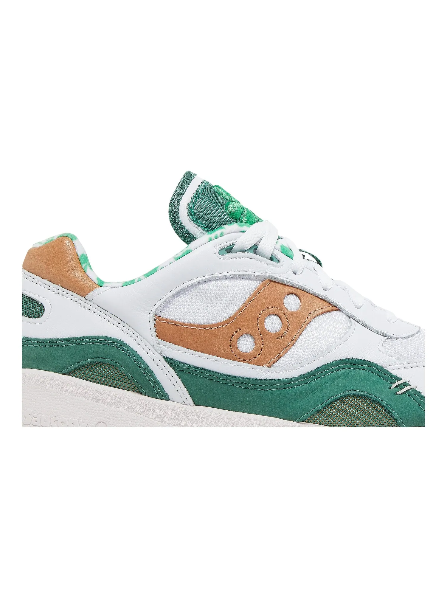 Кроссовки Shadow 6000 Saucony — изображение 2 из 8, зеленый