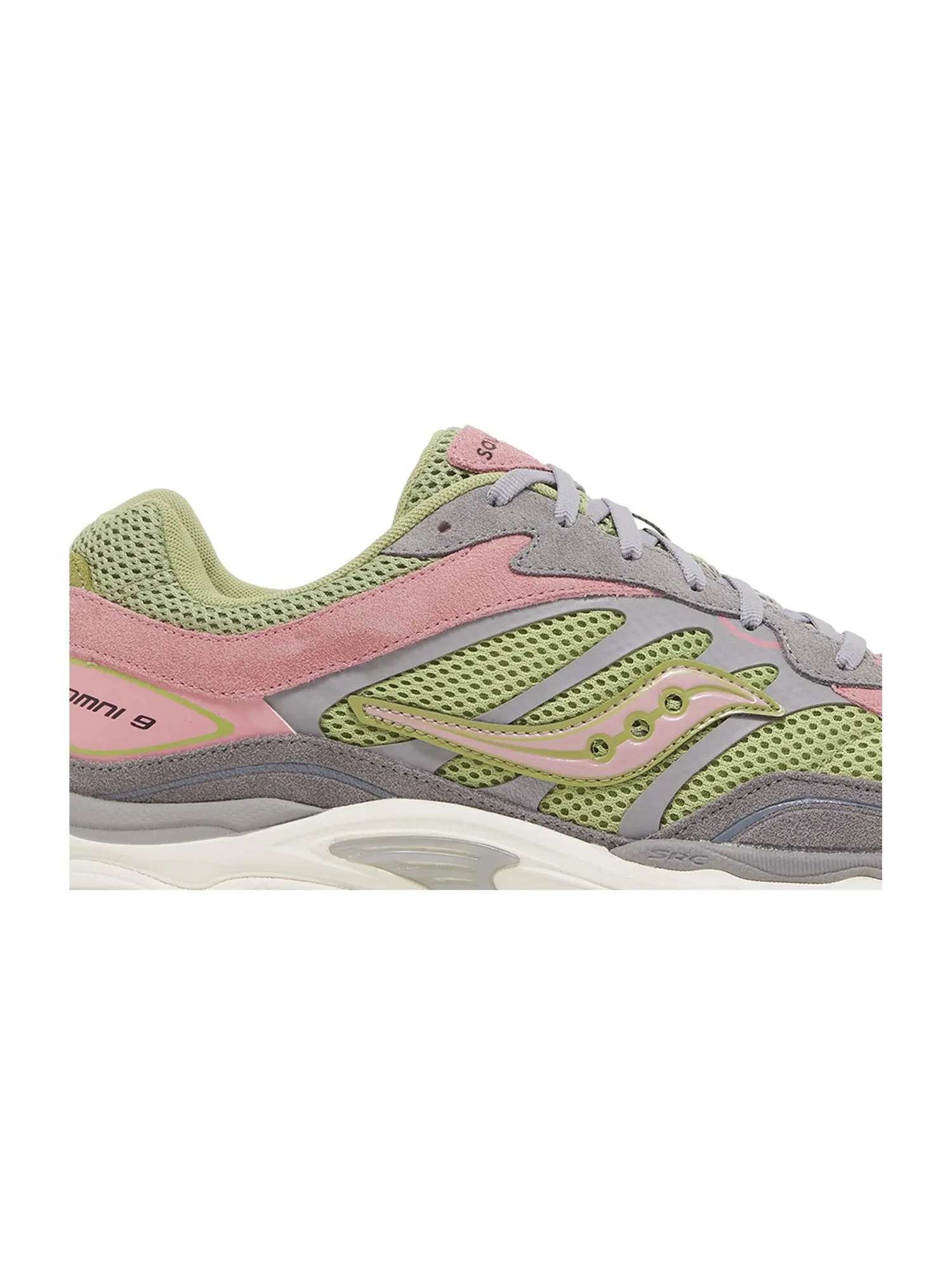 Кроссовки ProGrid Omni 9 Premium Saucony — изображение 2 из 8, серый/зеленый