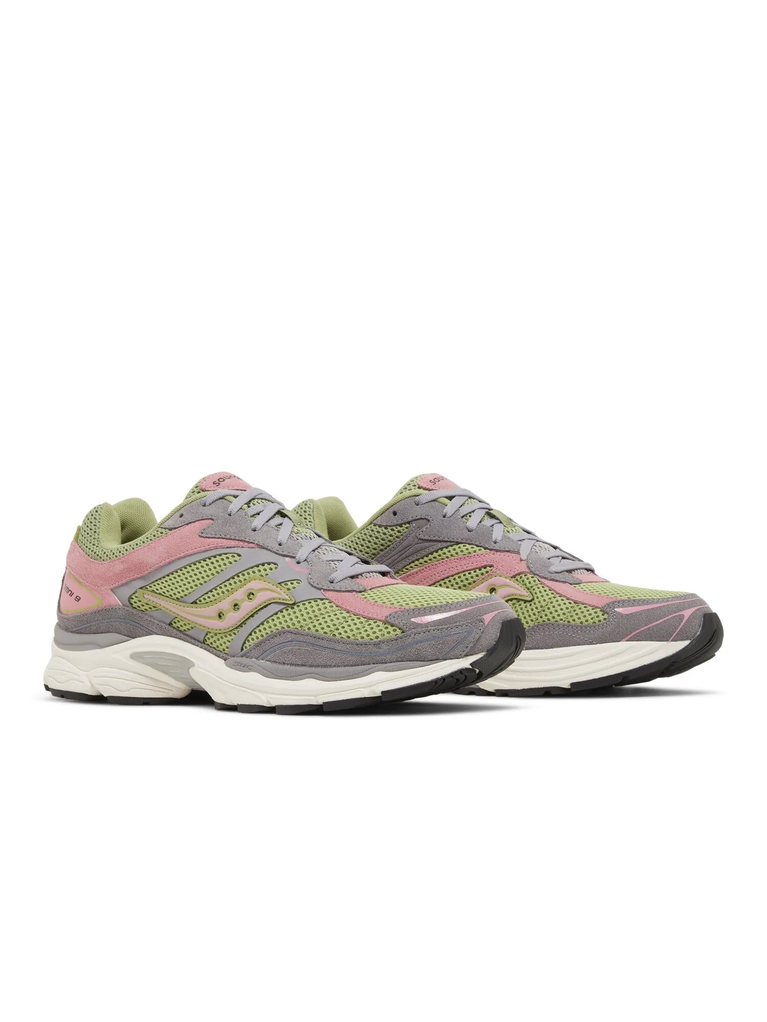 Кроссовки ProGrid Omni 9 Premium Saucony — изображение 8 из 8, серый/зеленый