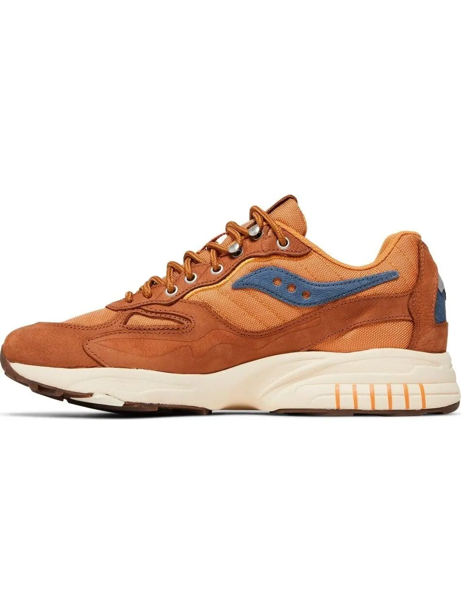 Кроссовки Saucony 3D Grid Hurricane Endless Knot — изображение 1 из 8, коричневый