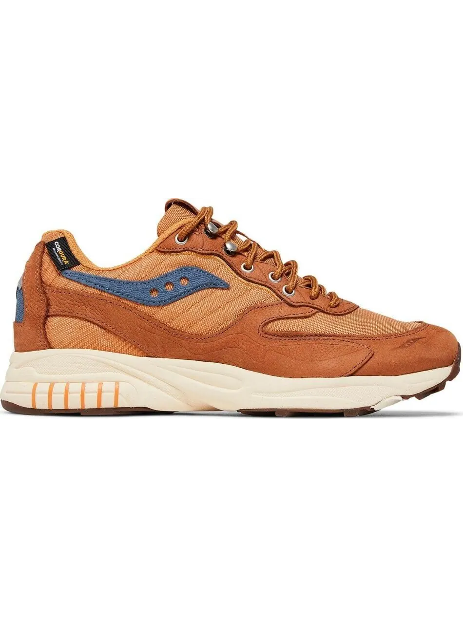 Кроссовки Saucony 3D Grid Hurricane Endless Knot — изображение 2 из 8, коричневый